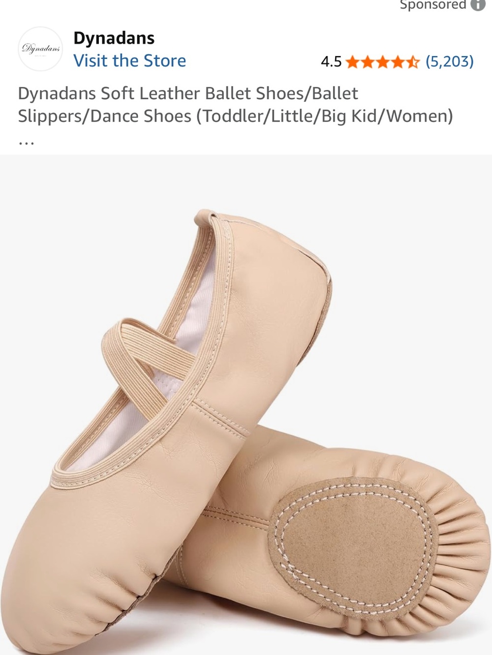 Canvas-Style Ballet Slippers in Nude Beige
